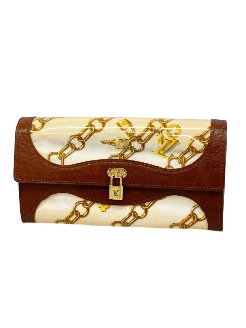 Louis Vuitton Wallet Monogram Charm Pochette Porte Monnaie Blanc Coin Purse